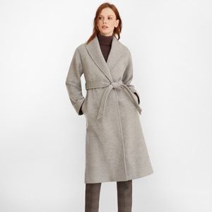 100% Wool Wrap Coat